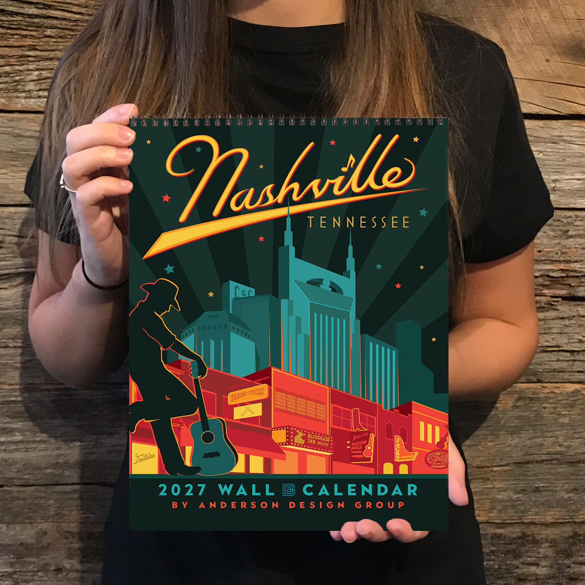 2027 Wall Calendar: Nashville, TN