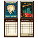 2027 Wall Calendar: Nashville, TN