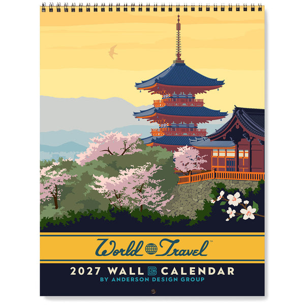 2027 Wall Calendar: World Travel