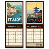 2027 Wall Calendar: World Travel