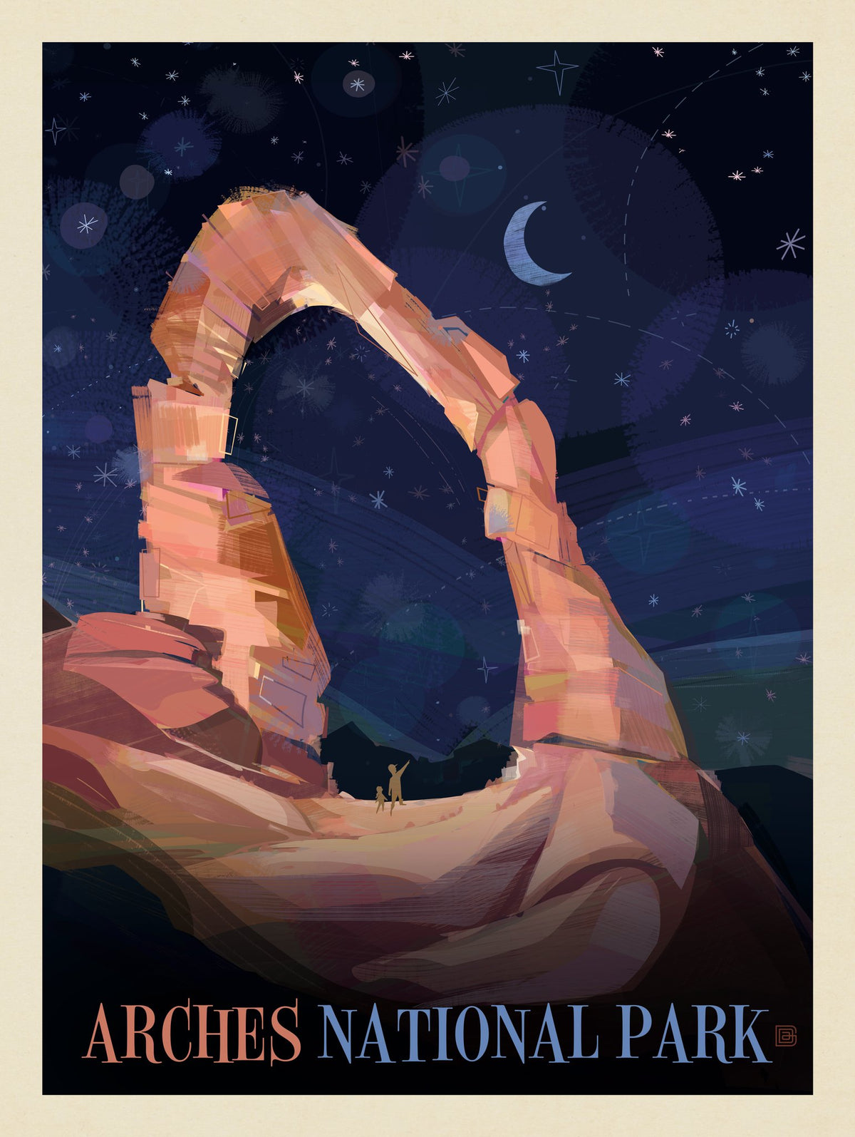 Arches National Park: Star Gazing (Mod Design) - Puzzle - Artwork