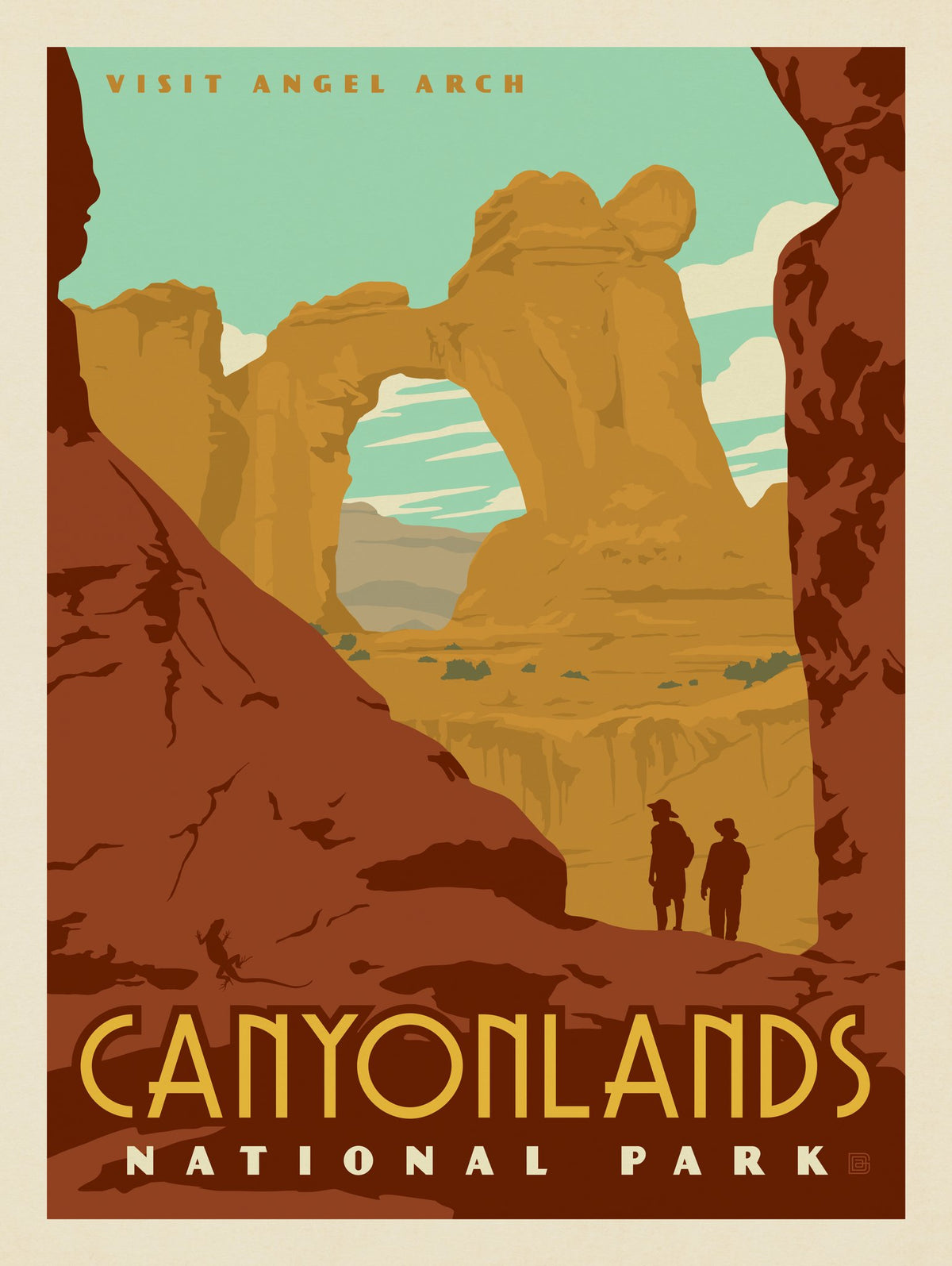Canyonlands National Park: Angel Arch - Puzzle - Artwork