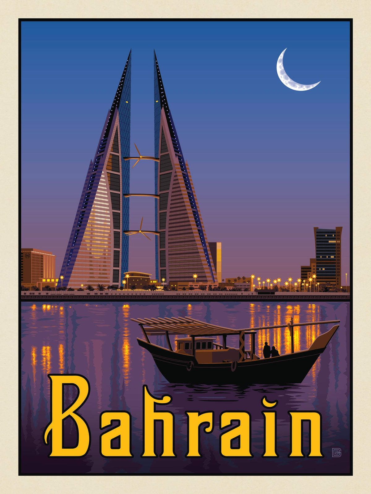 Bahrain - Puzzle - Artwork