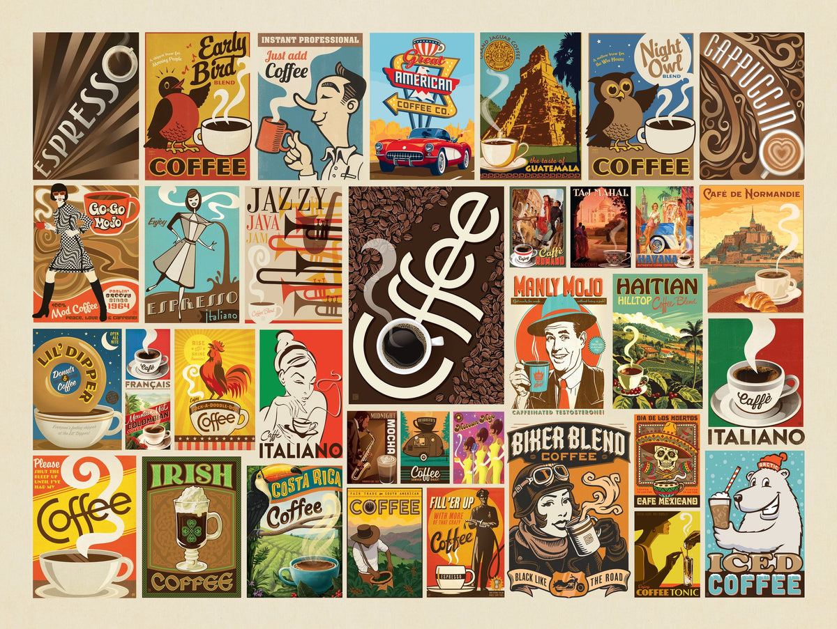 Coffee Collage (Horizontal) - Puzzle - Artwork