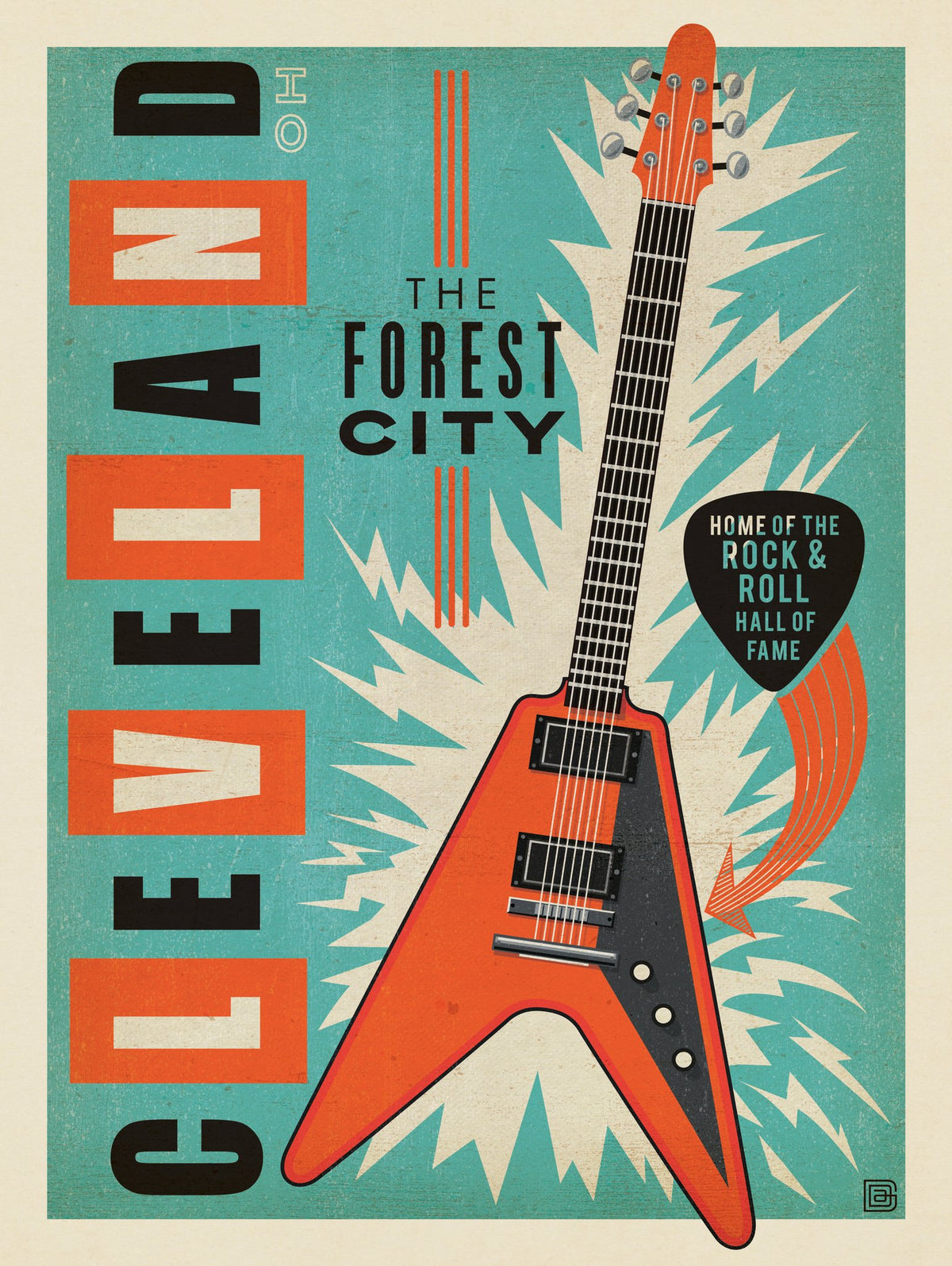 Cleveland: Electric Guitar - Puzzle - Artwork