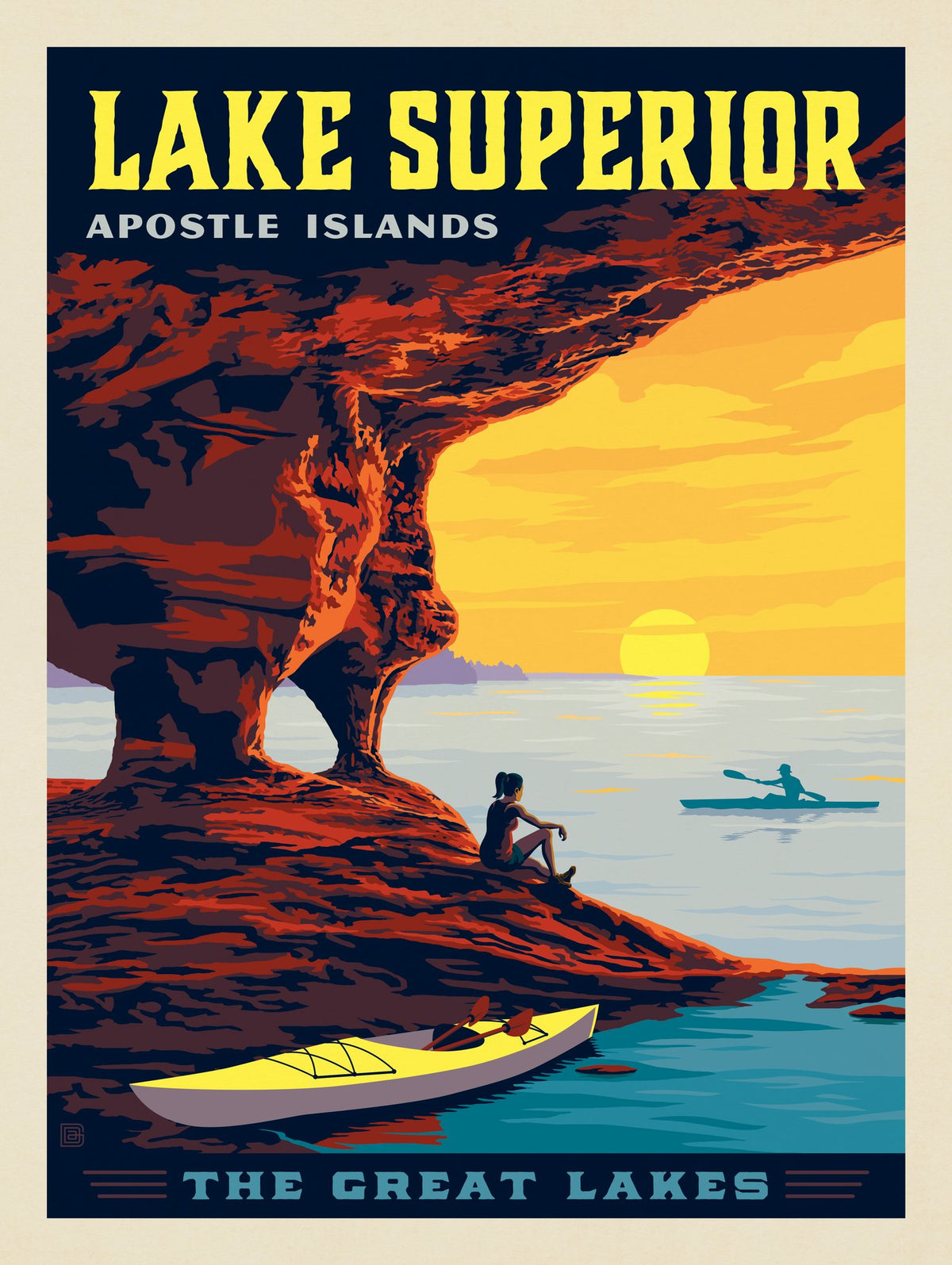 Great Lakes: Lake Superior - Puzzle - Artwork