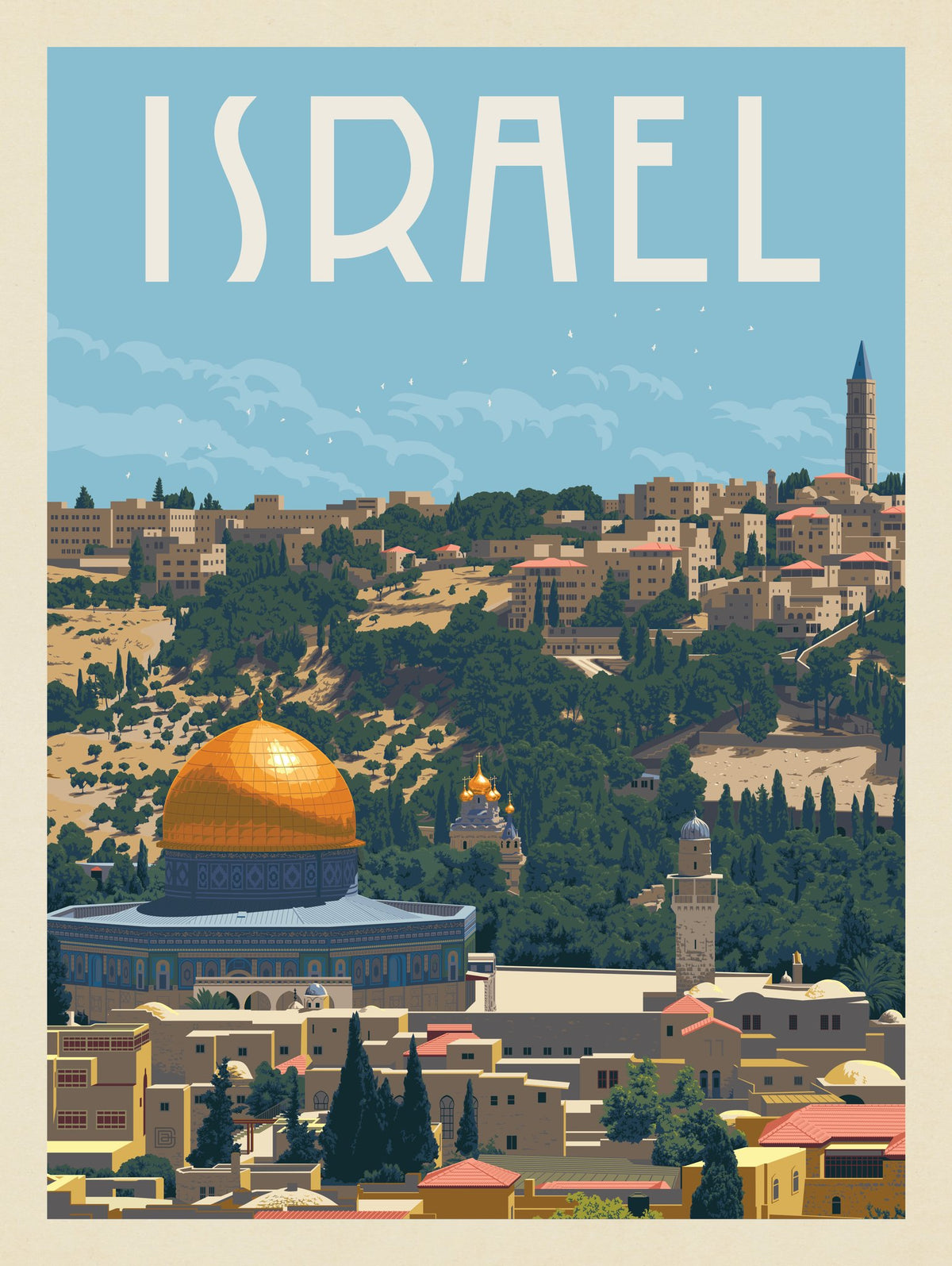 Israel: Jerusalem, The Old City - Puzzle - Artwork