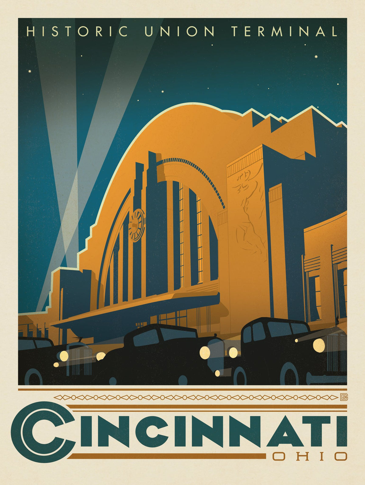 Cincinnati, OH - Puzzle - Artwork