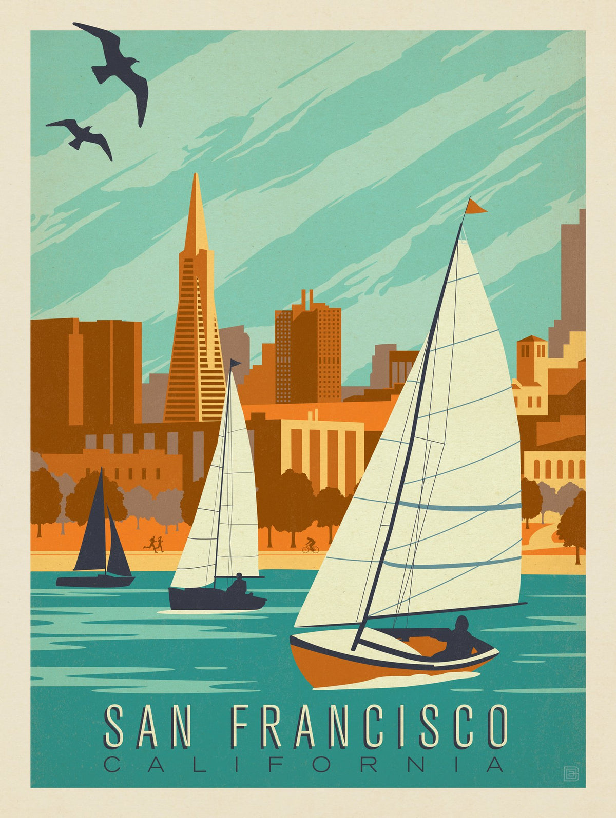 San Francisco Sail Boats - Puzzle - Artwork