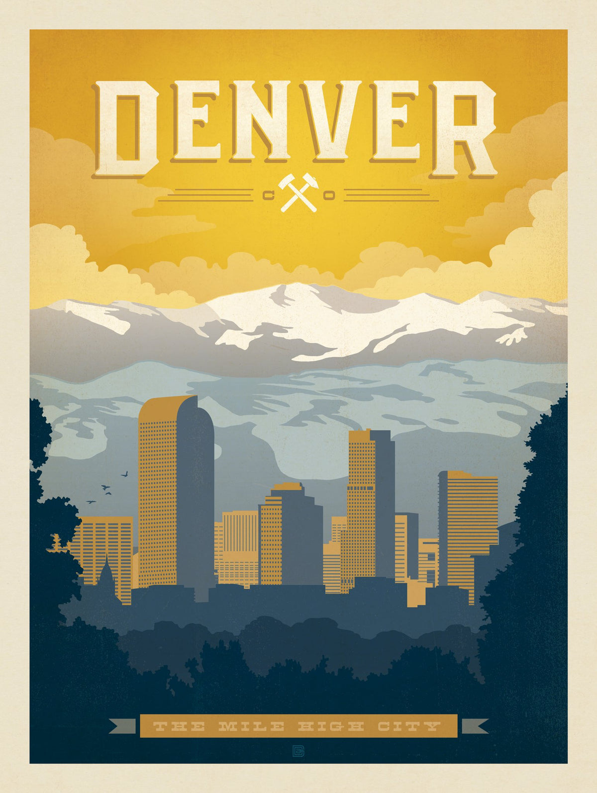 Denver, Colorado - Puzzle - Artwork
