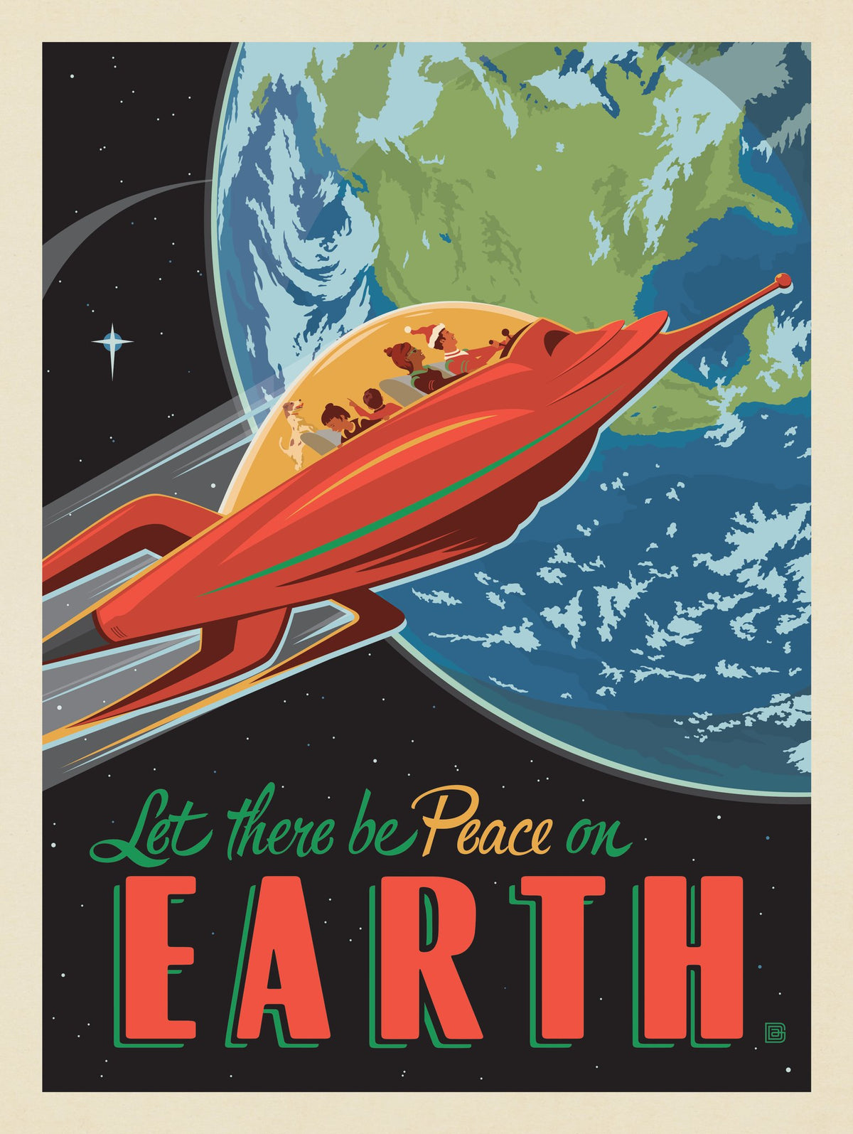 Peace On Earth: Holiday Design - Puzzle - Artwork