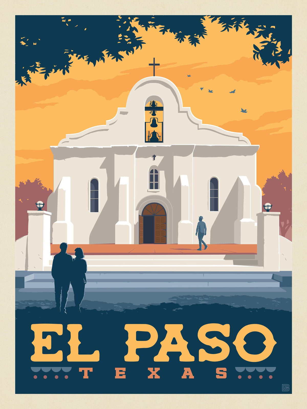 El Paso, TX: San Elizario Presidio Mission - Puzzle - Artwork