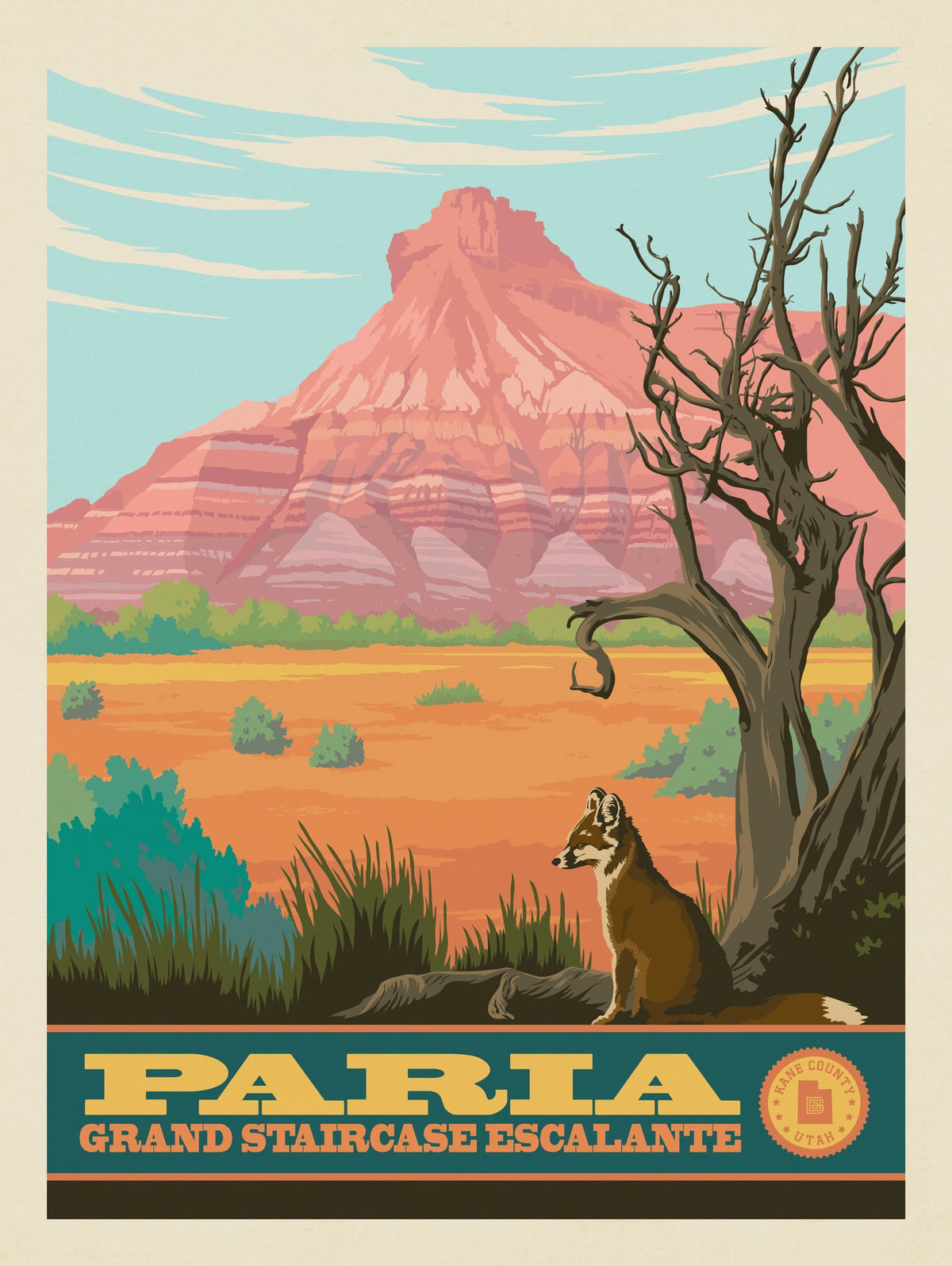Kane County, UT: Paria - Puzzle - Artwork