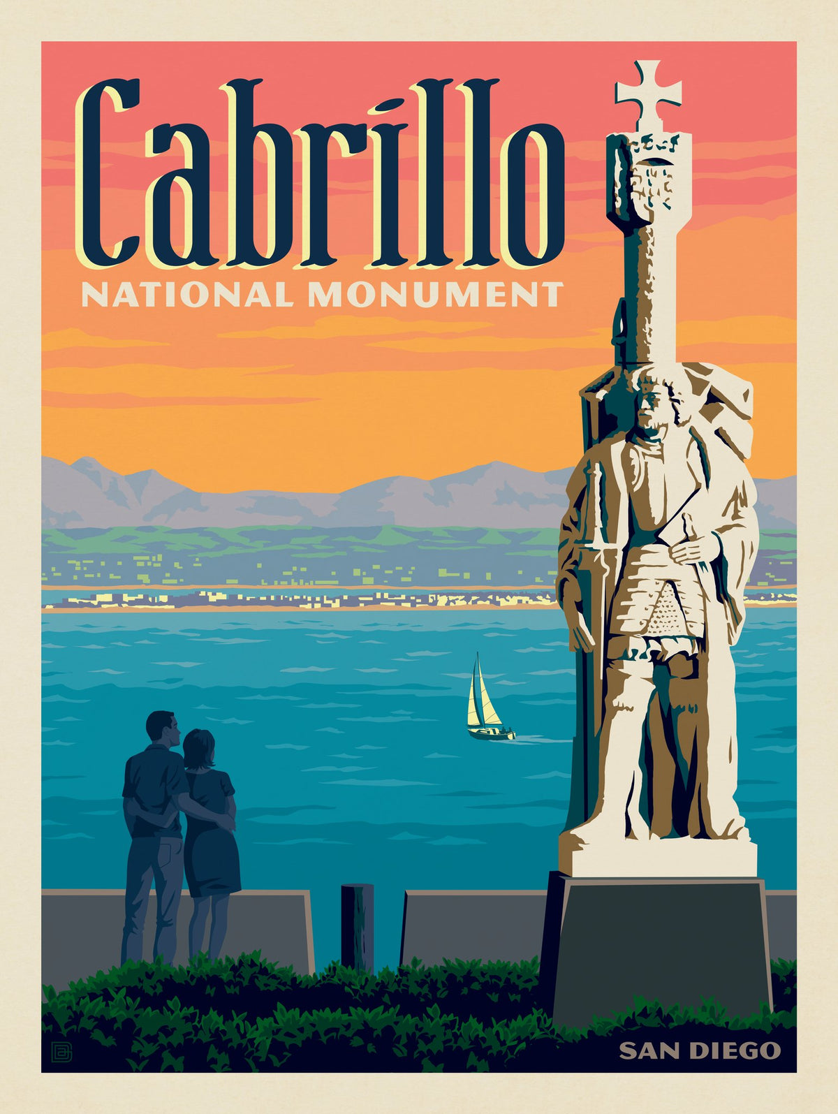 Cabrillo National Monument, California - Puzzle - Artwork