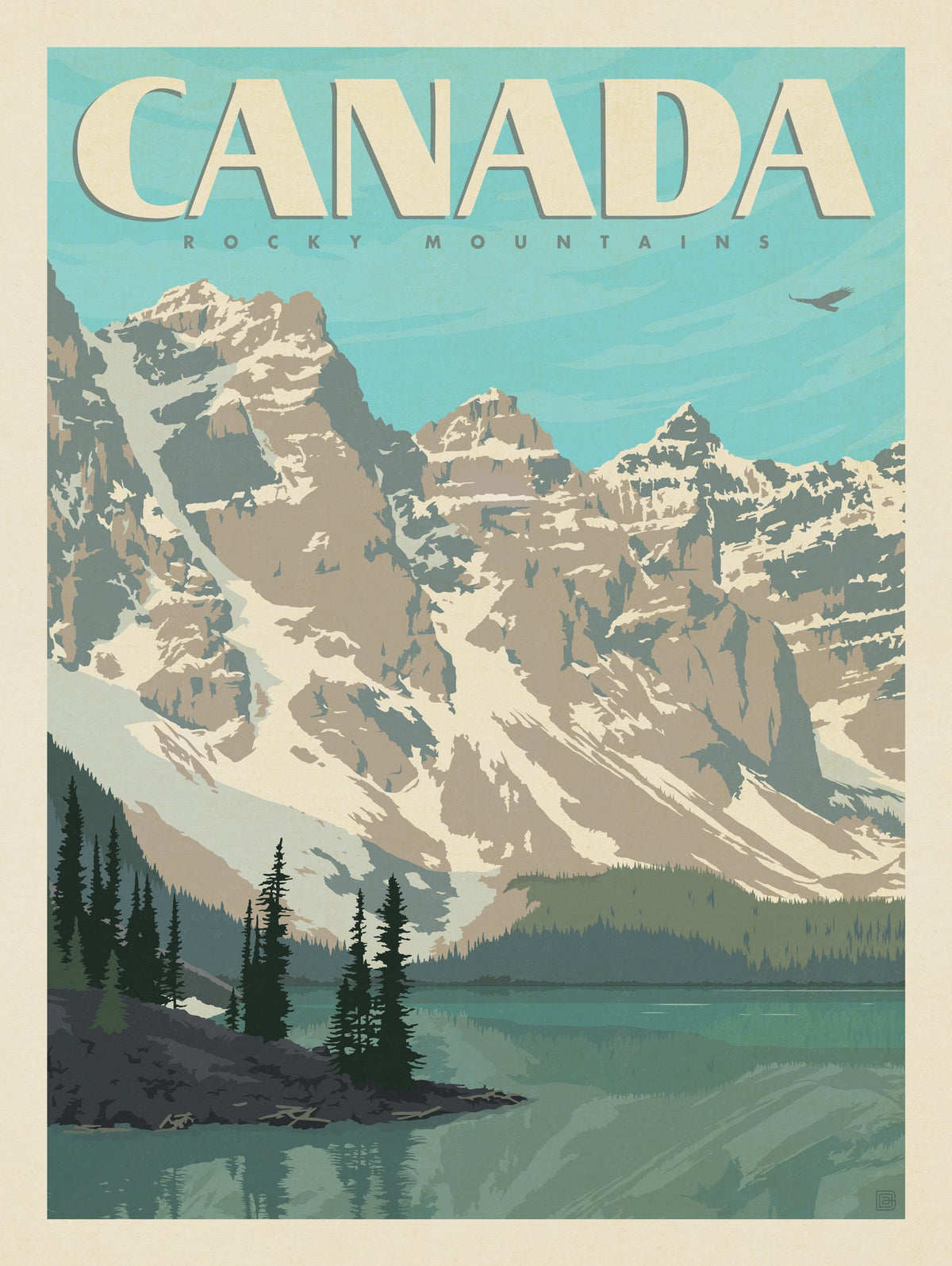 Canada: Canadian Rockies - Puzzle - Artwork