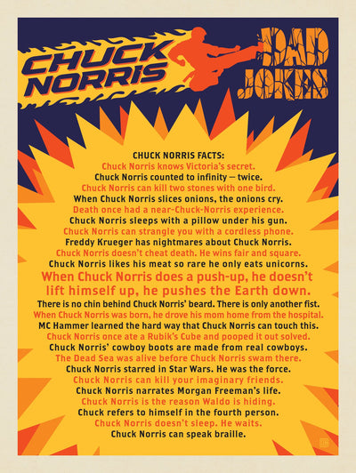Dad Jokes: Chuck Norris Facts - Puzzle