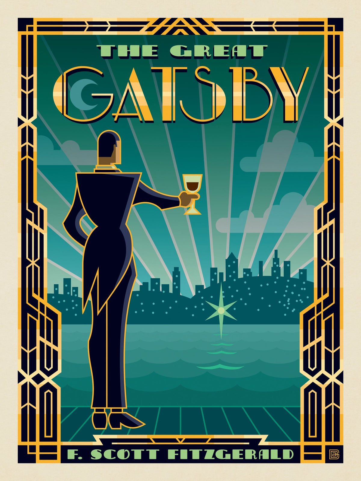 The Great Gatsby: F. Scott Fitzgerald - Puzzle - Artwork
