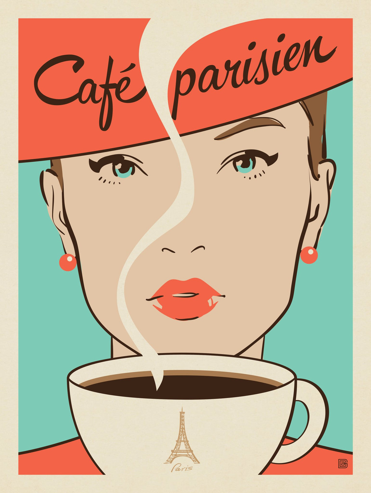Café Parisien - Puzzle - Artwork
