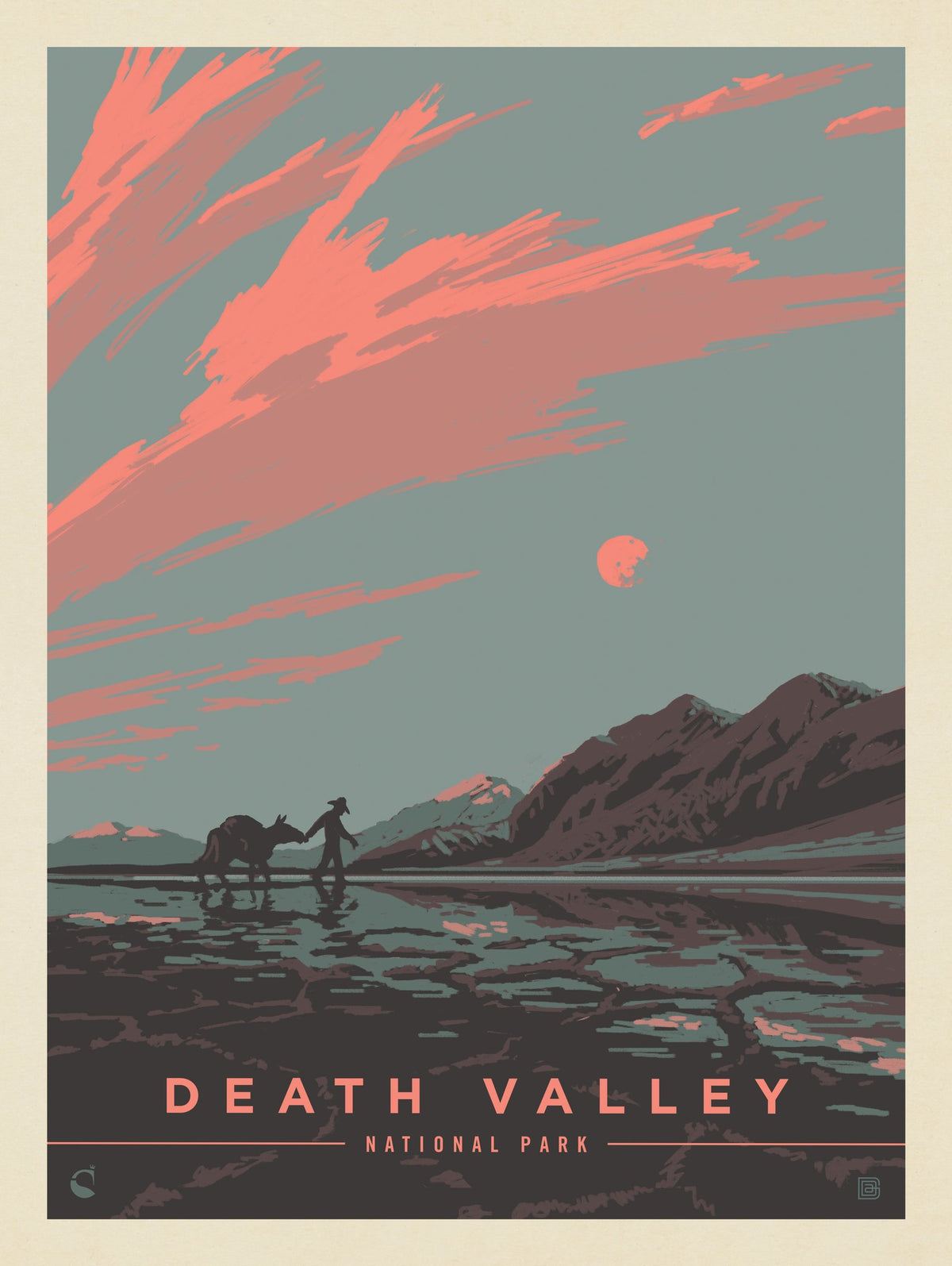Death Valley National Park: Desert Mirage - Puzzle - Artwork