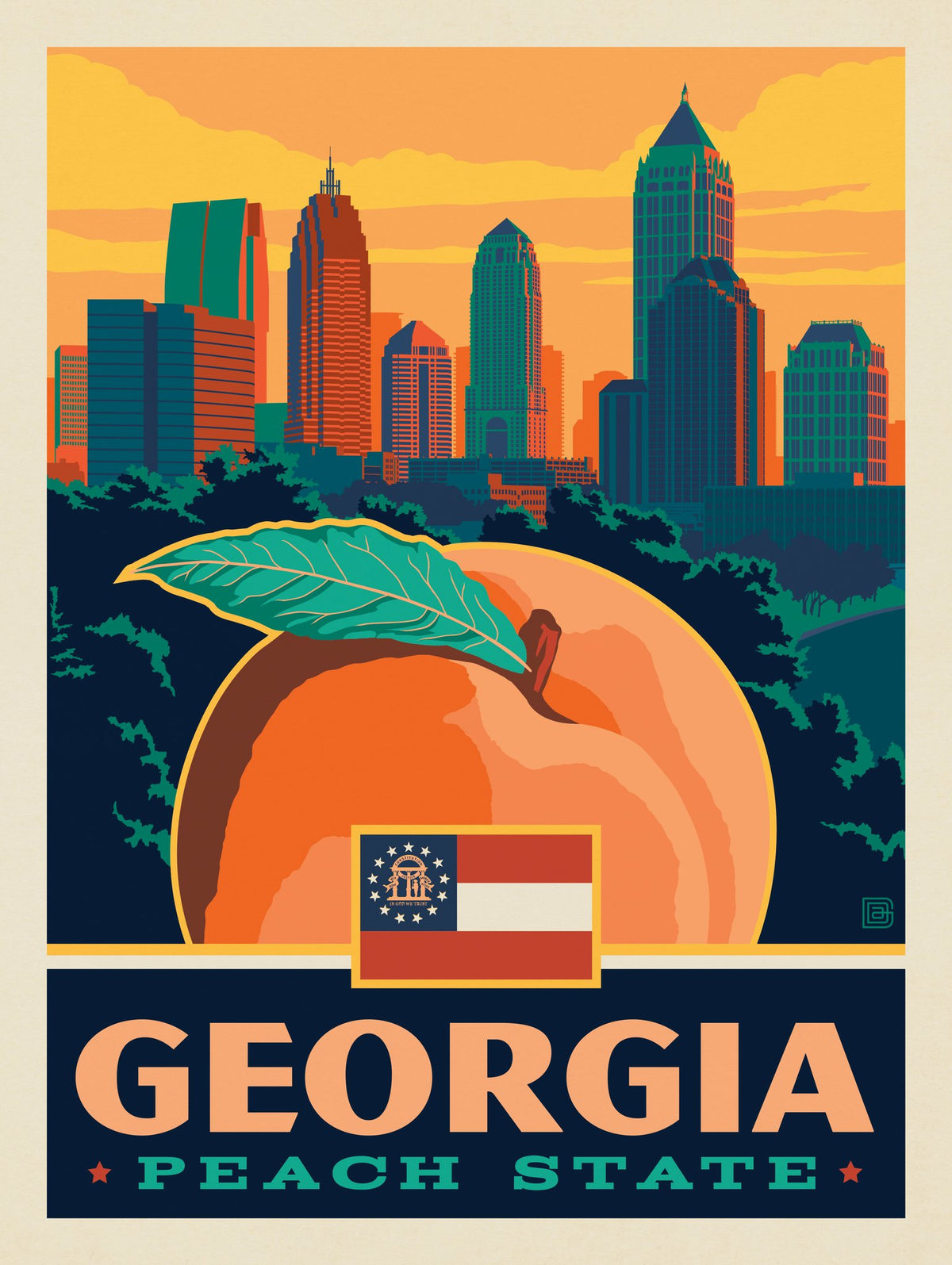 Georgia State Pride - Puzzle - Artwork