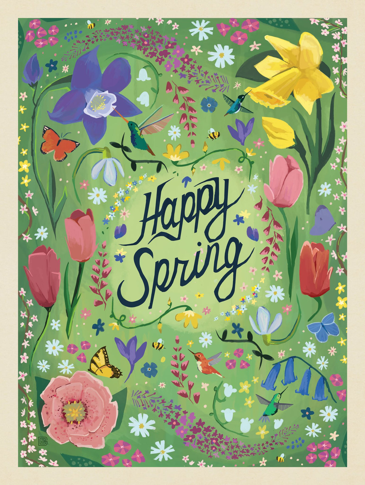 A Greeting Card: Season 2-Happy Spring - Puzzle - Artwork