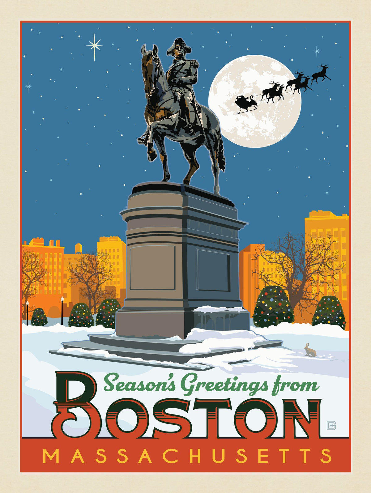 Season's Greetings From Boston Common! - Puzzle - Artwork