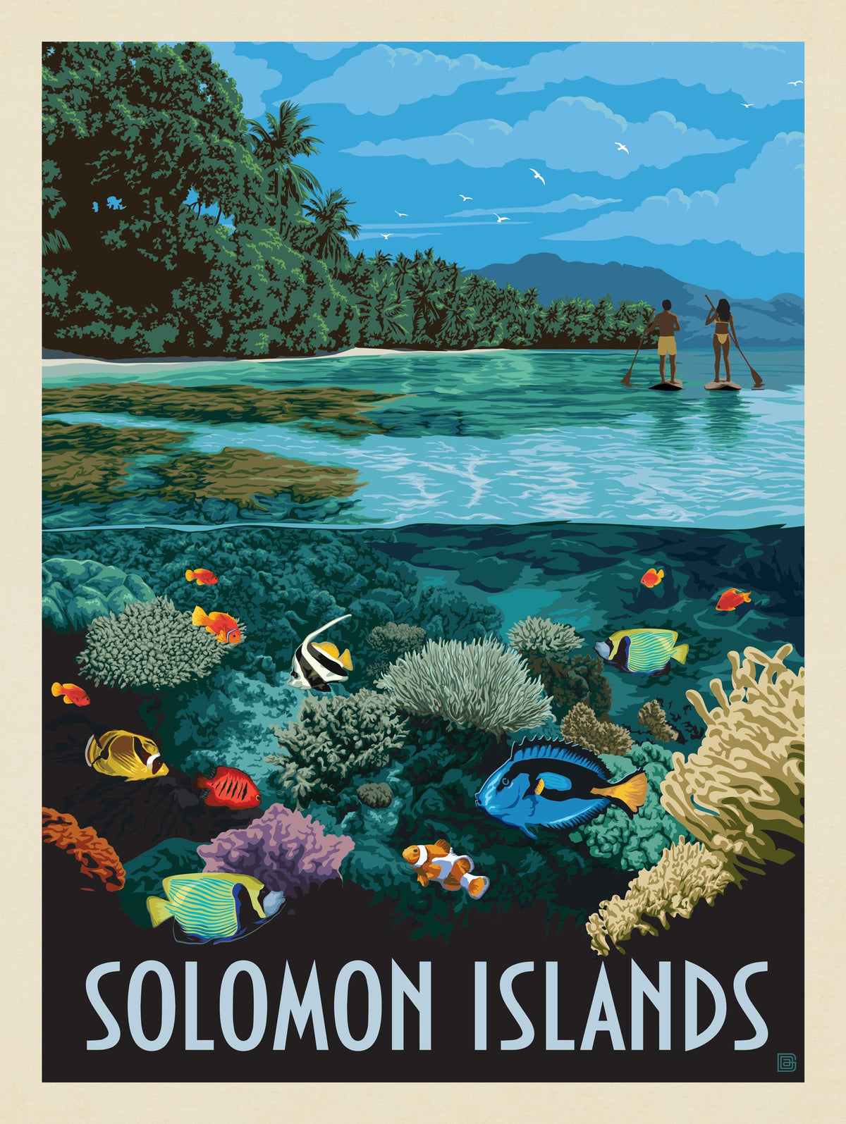 Solomon Islands - Puzzle - Artwork