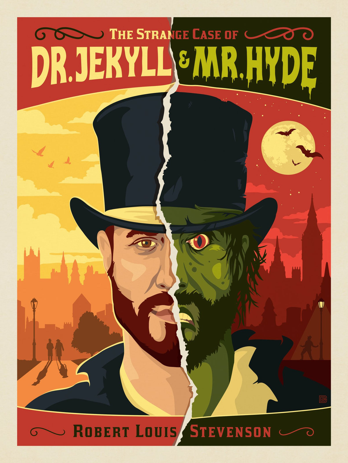 Dr. Jekyll And Mr. Hyde: Robert Louis Stevenson - Puzzle - Artwork