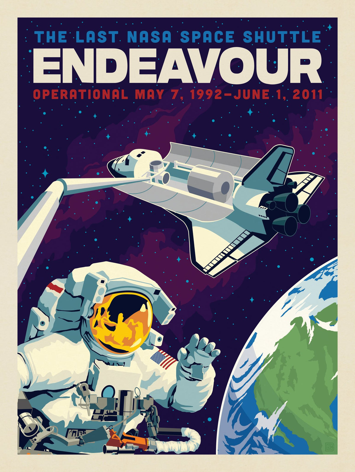 NASA 2011: Space Shuttle Endeavour - Puzzle - Artwork