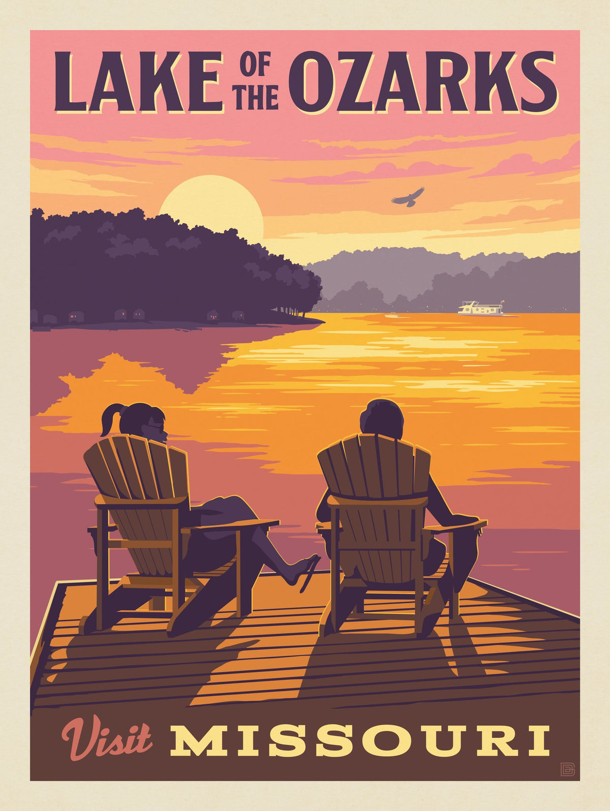 MO—Visit Missouri: Lake Of The Ozarks - Puzzle - Artwork