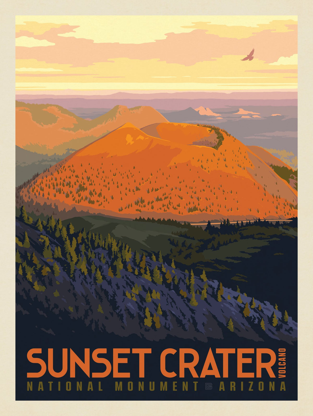 Sunset Crater Volcano National Monument - Puzzle - Artwork