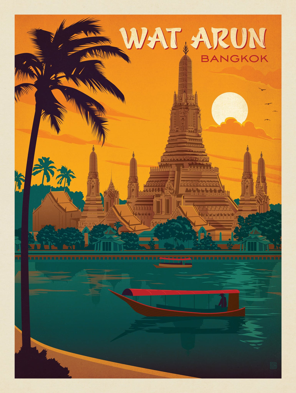 Thailand: Bangkok's Wat Arun Temple - Puzzle - Artwork