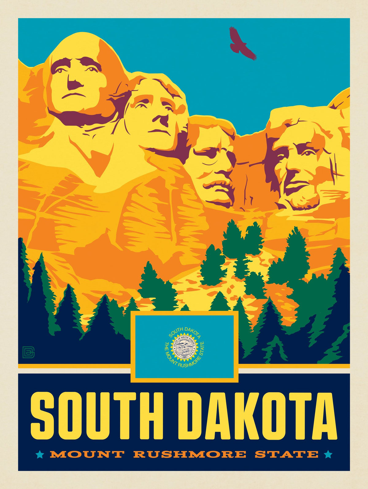 South Dakota State Pride - Puzzle - Artwork