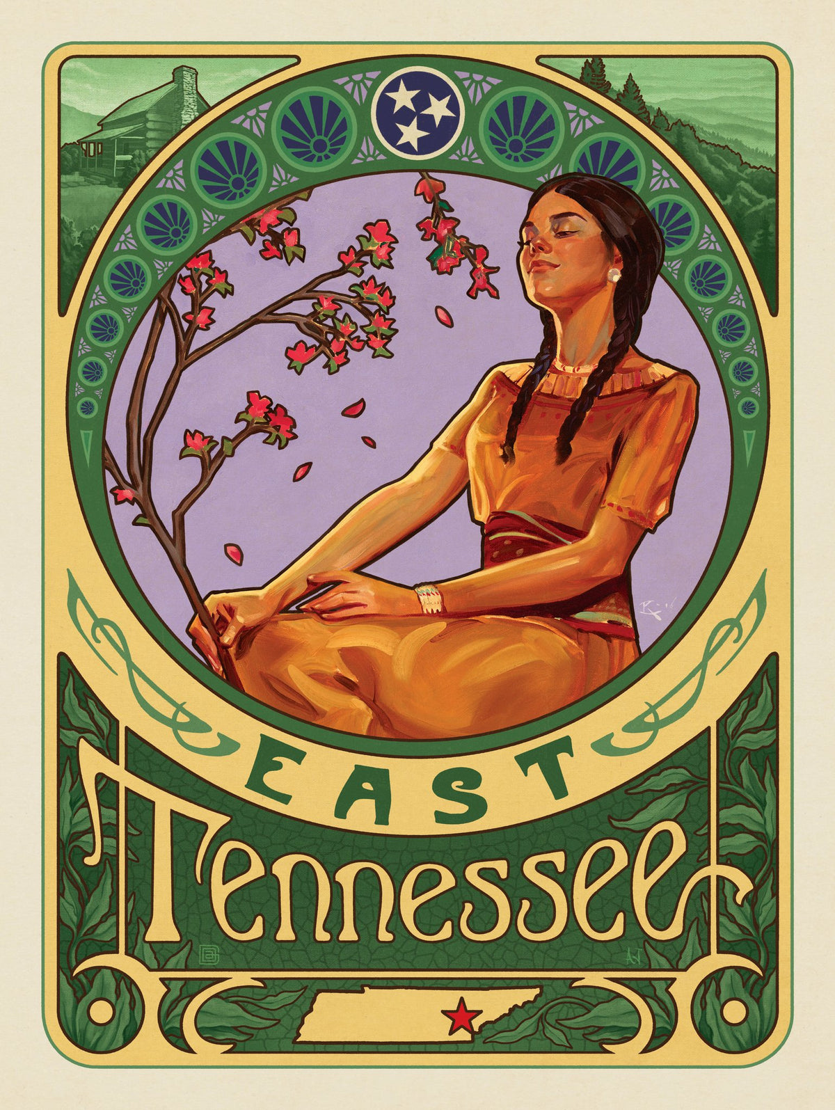 Three Graces: 3 East Tennessee - Puzzle - Artwork