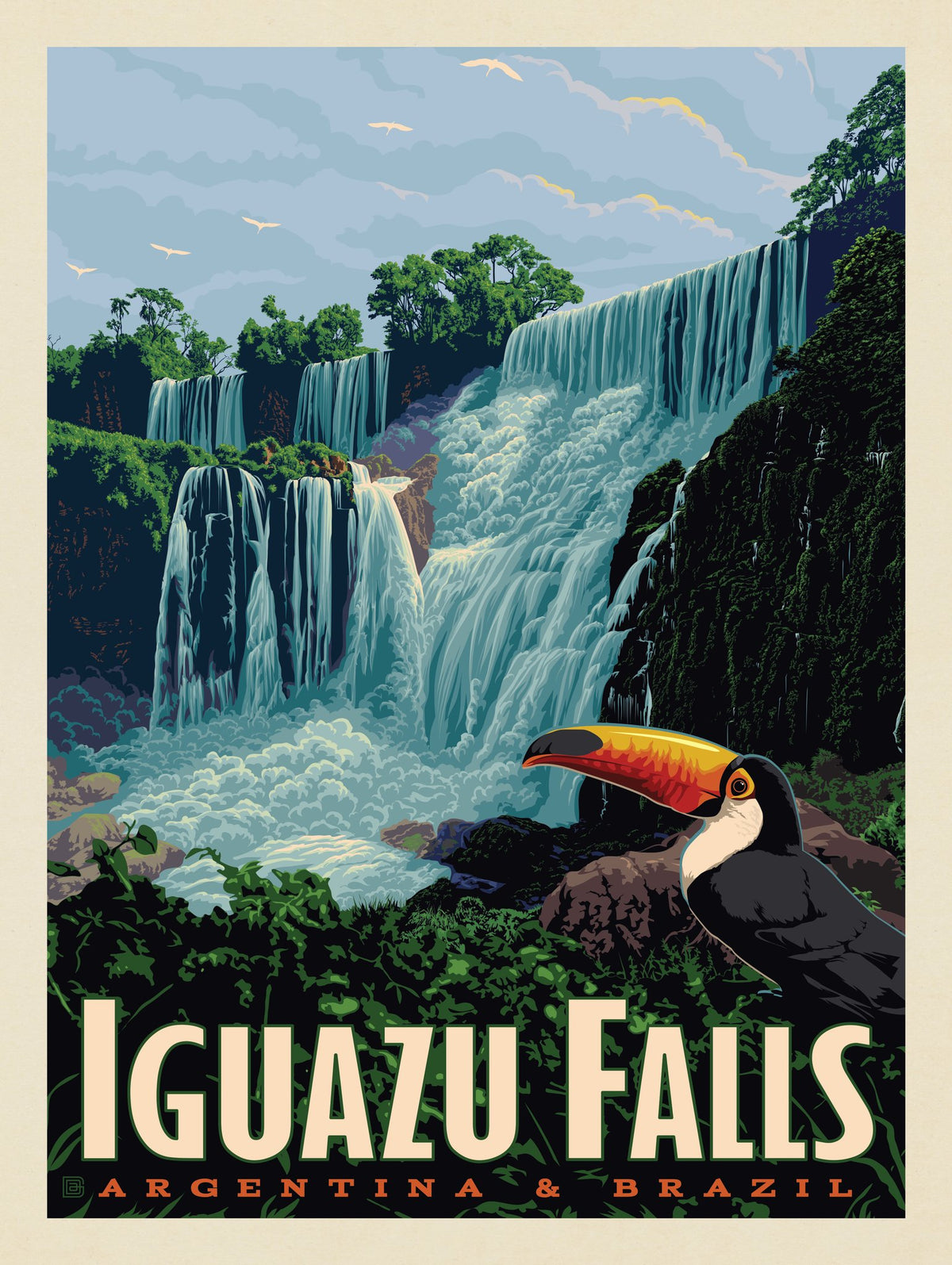 Iguazú Falls: Argentina & Brazil - Puzzle - Artwork