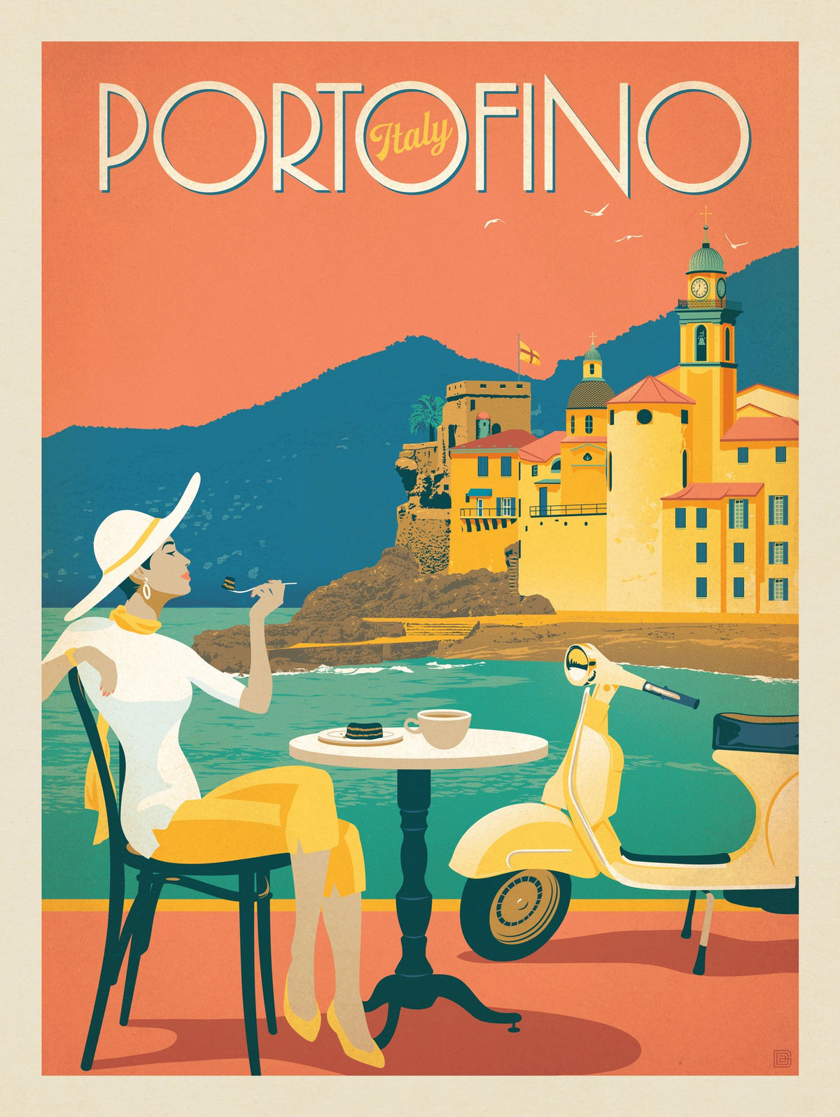 Italy: Portofino - Puzzle - Artwork