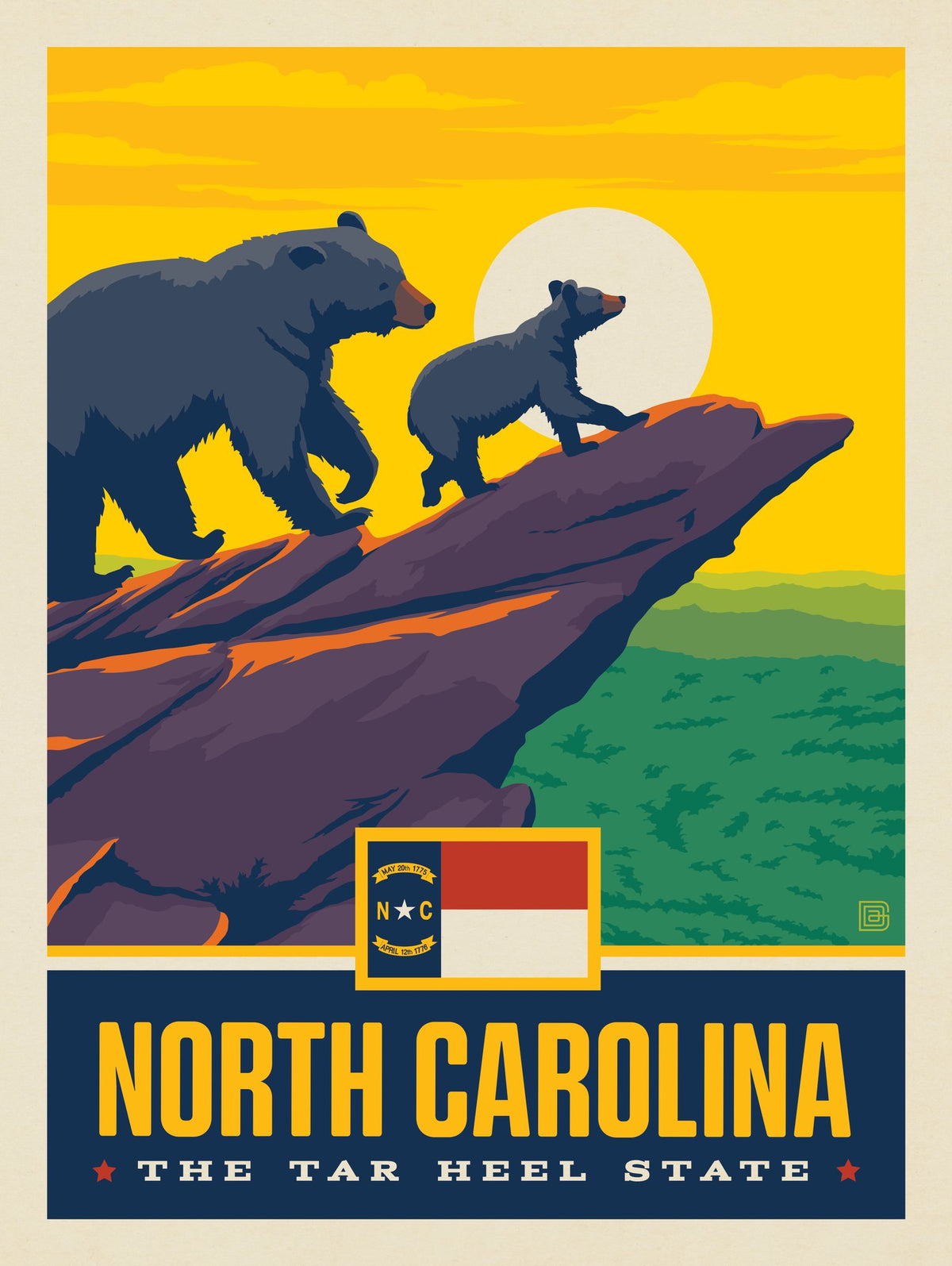 North Carolina State Pride - Puzzle - Artwork