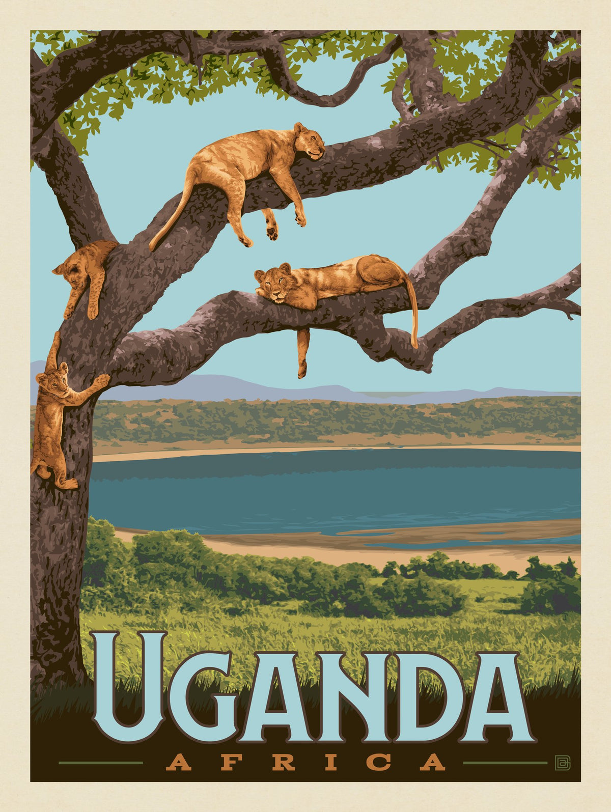 Uganda, Africa - Puzzle - Artwork
