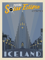 ...2026 Total Solar Eclipse: Reykjavik, Iceland - Puzzle - Artwork