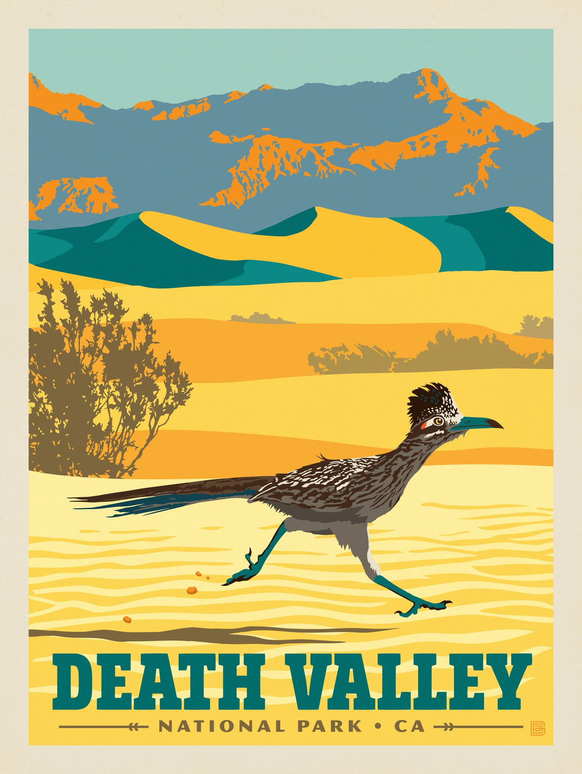 Death Valley National Park: Roadrunner - Puzzle - Artwork