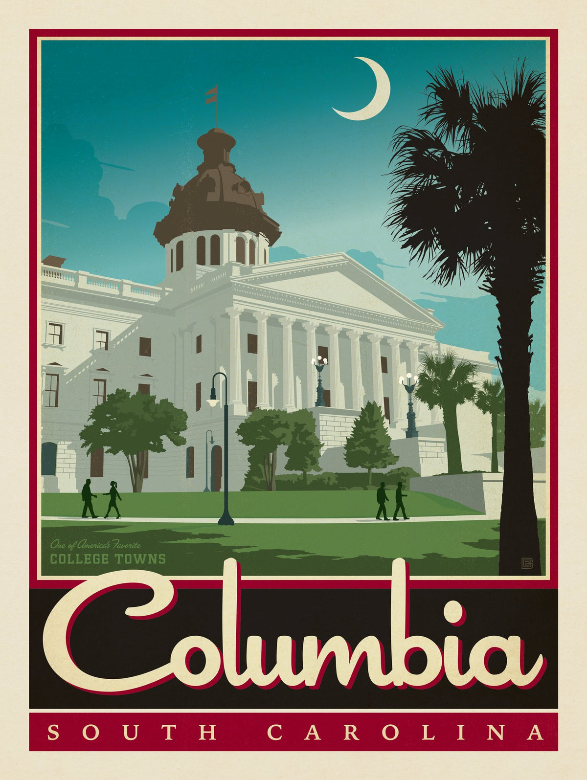 American College Towns: Columbia, SC - Puzzle - Artwork