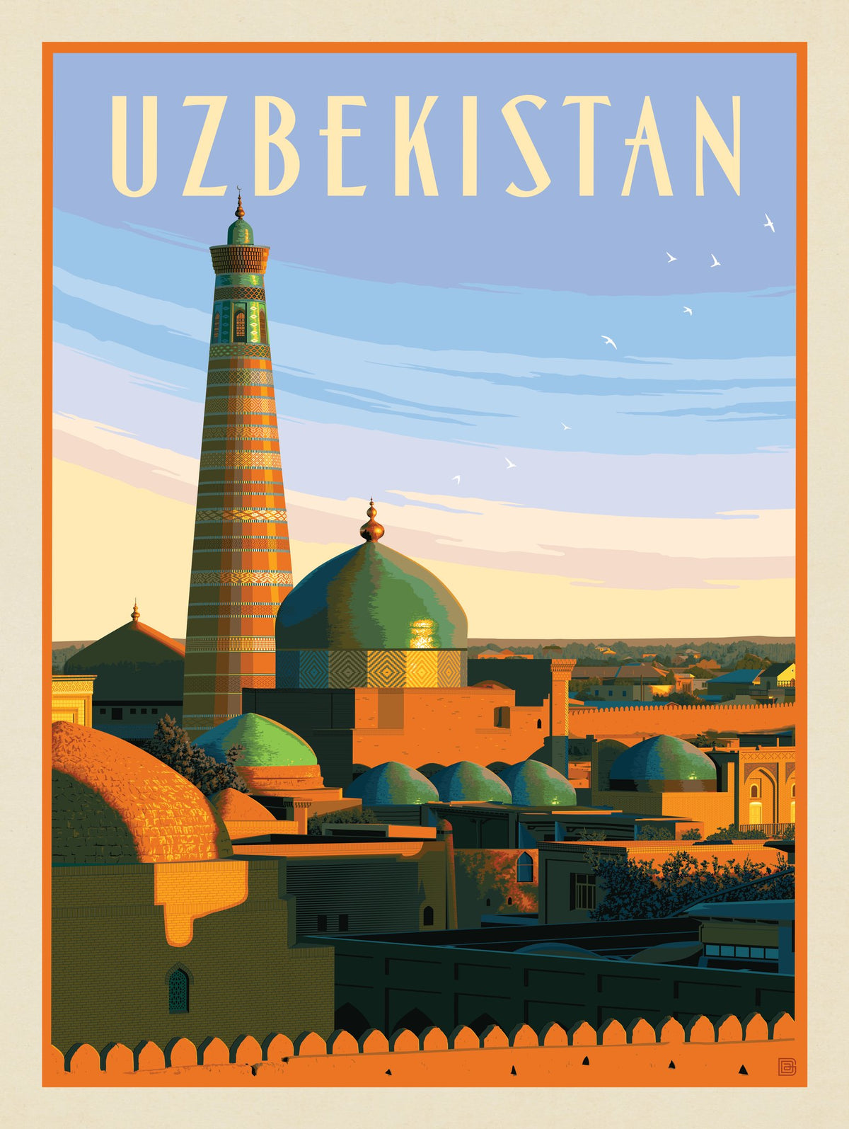 Uzbekistan - Puzzle - Artwork