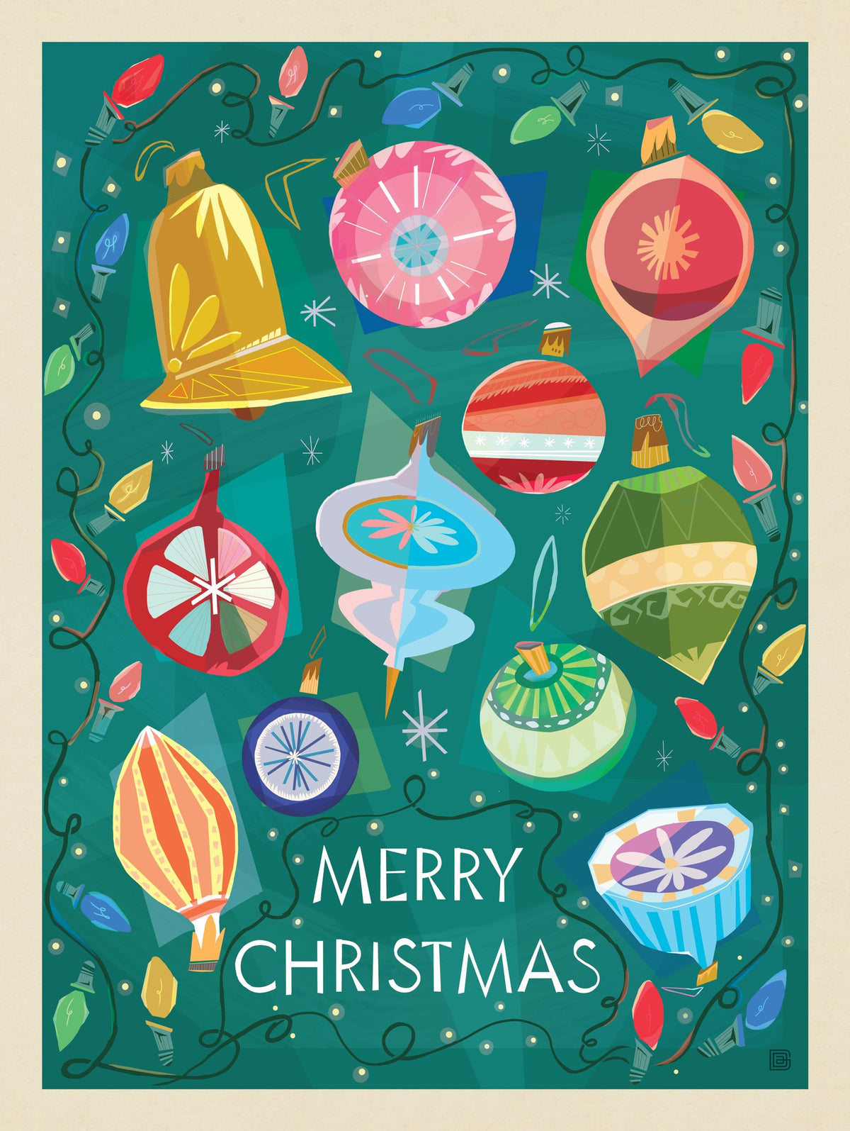 A Greeting Card: Merry Christmas - Puzzle - Artwork