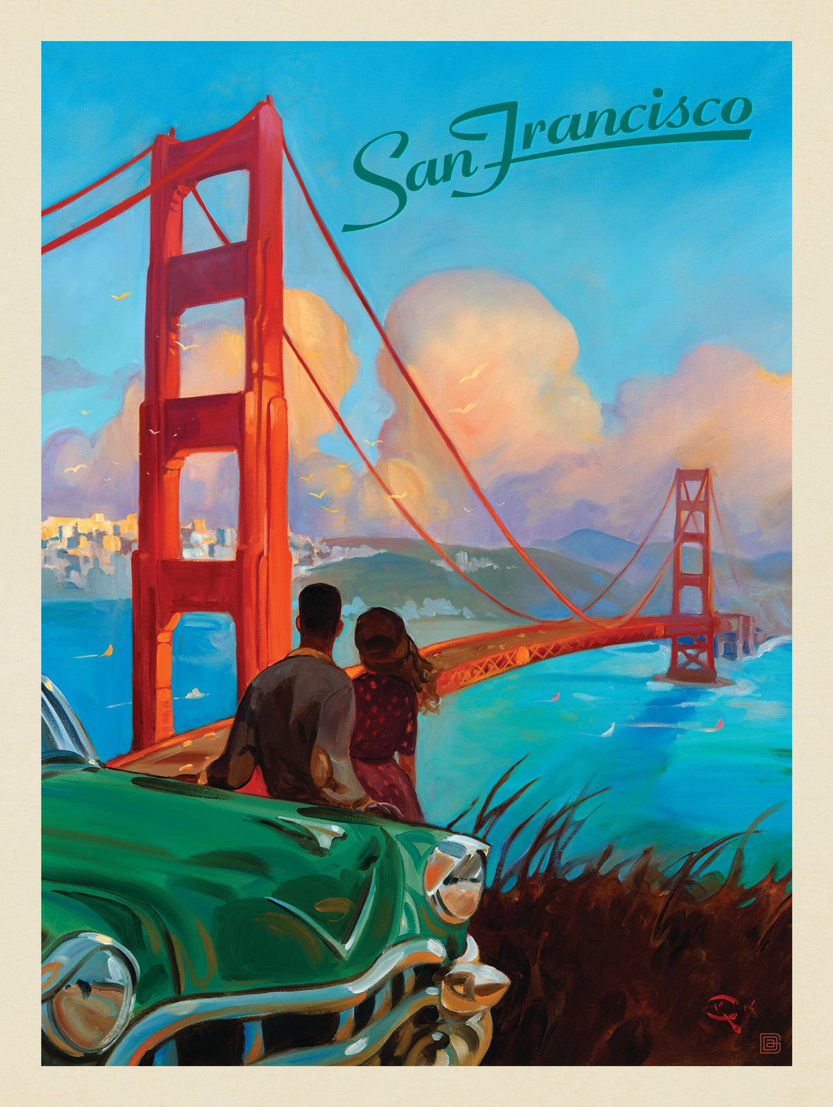 San Francisco: Golden View - Puzzle - Artwork