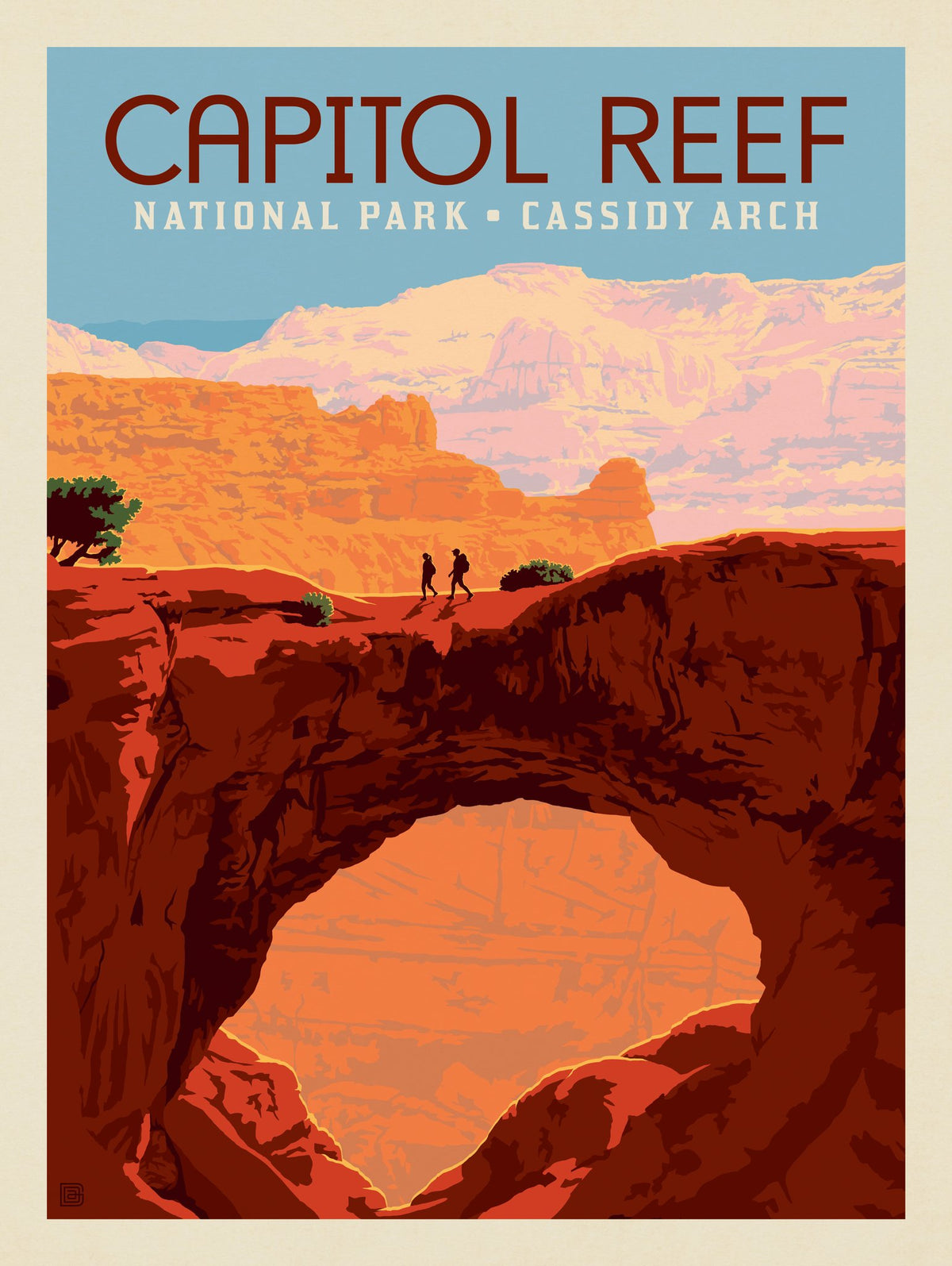 Capitol Reef National Park: Cassidy Arch - Puzzle - Artwork