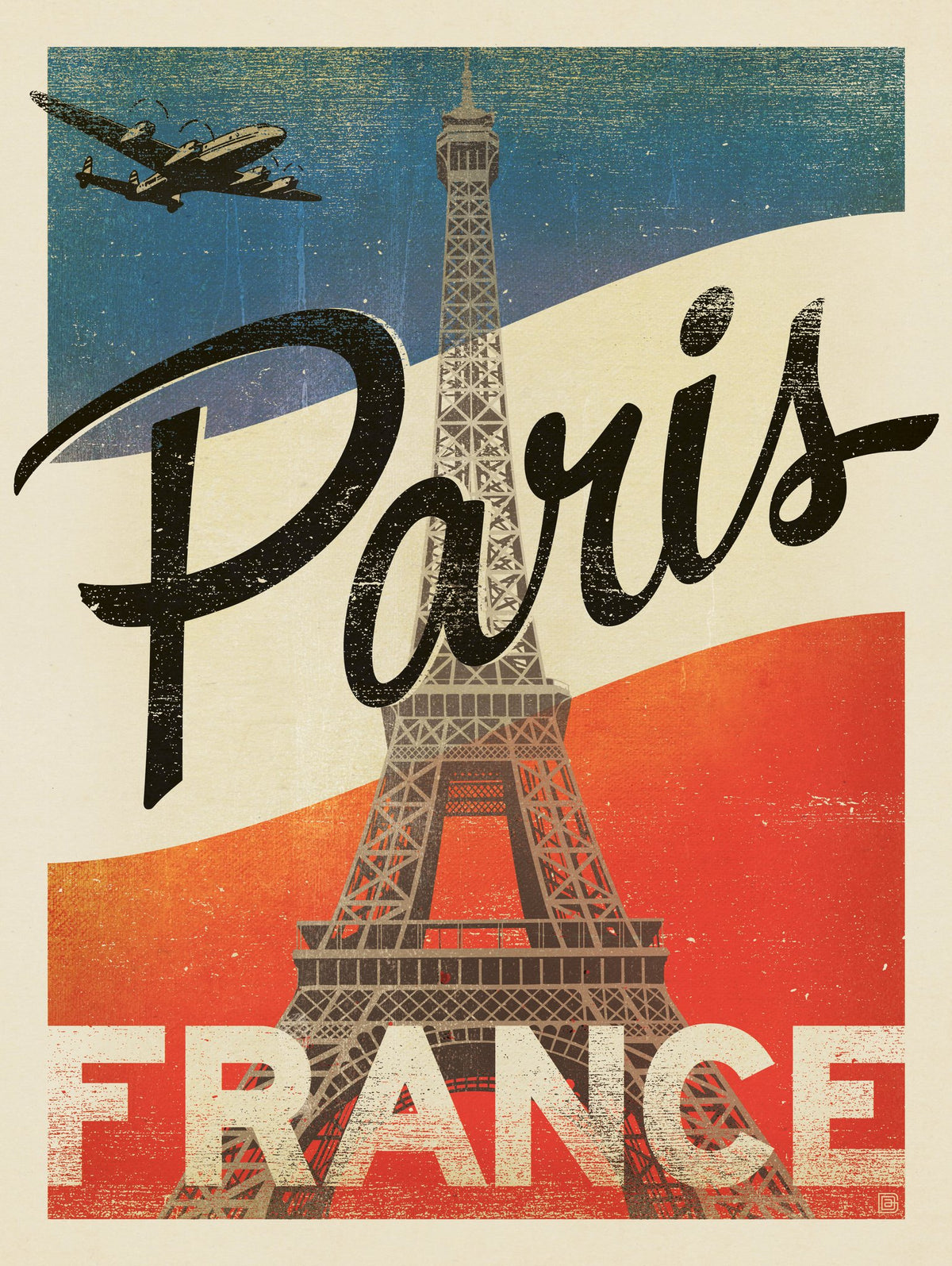 France, Paris: Vintage Print - Puzzle - Artwork
