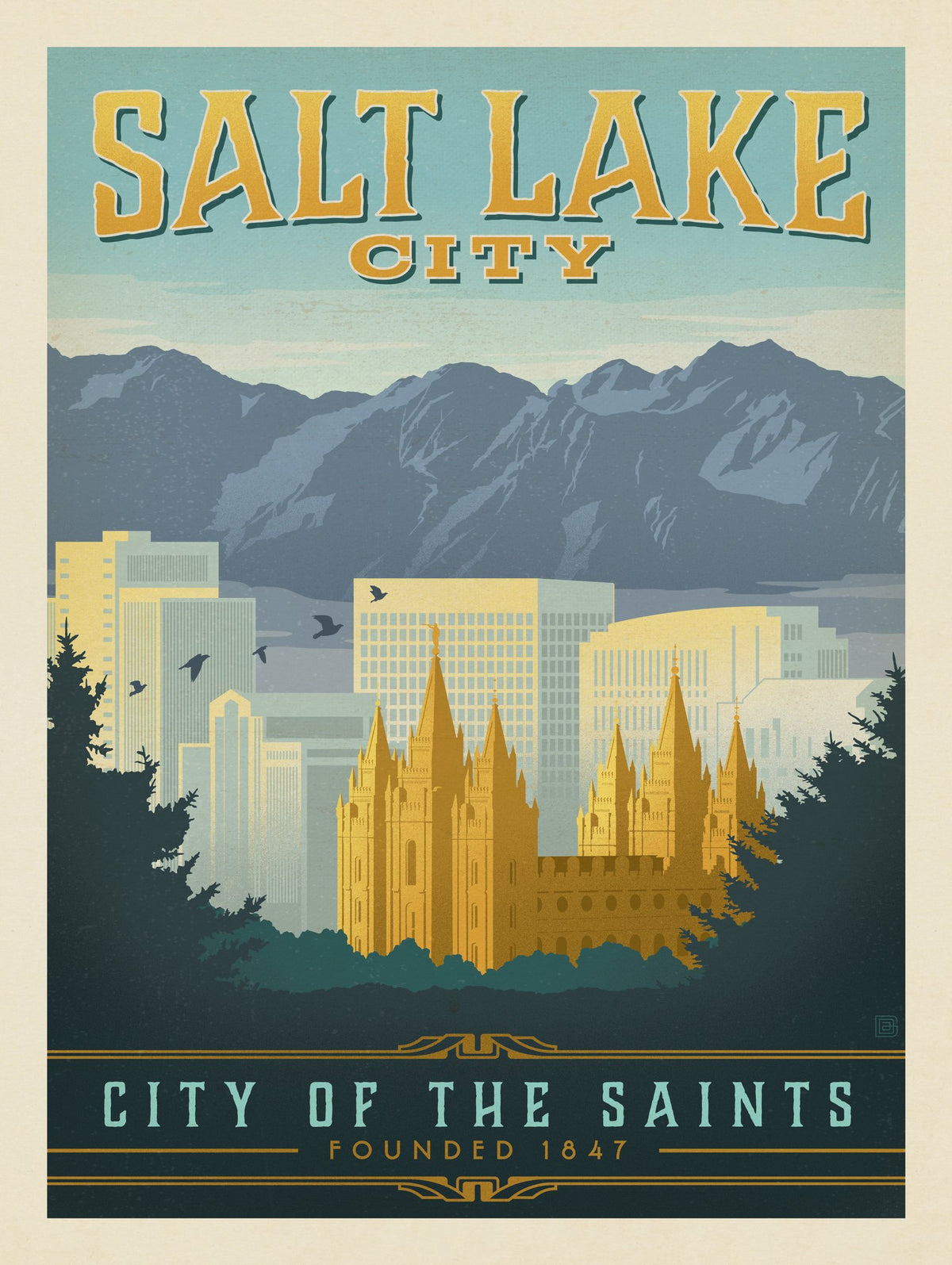 Salt Lake City, Utah - Puzzle - Artwork