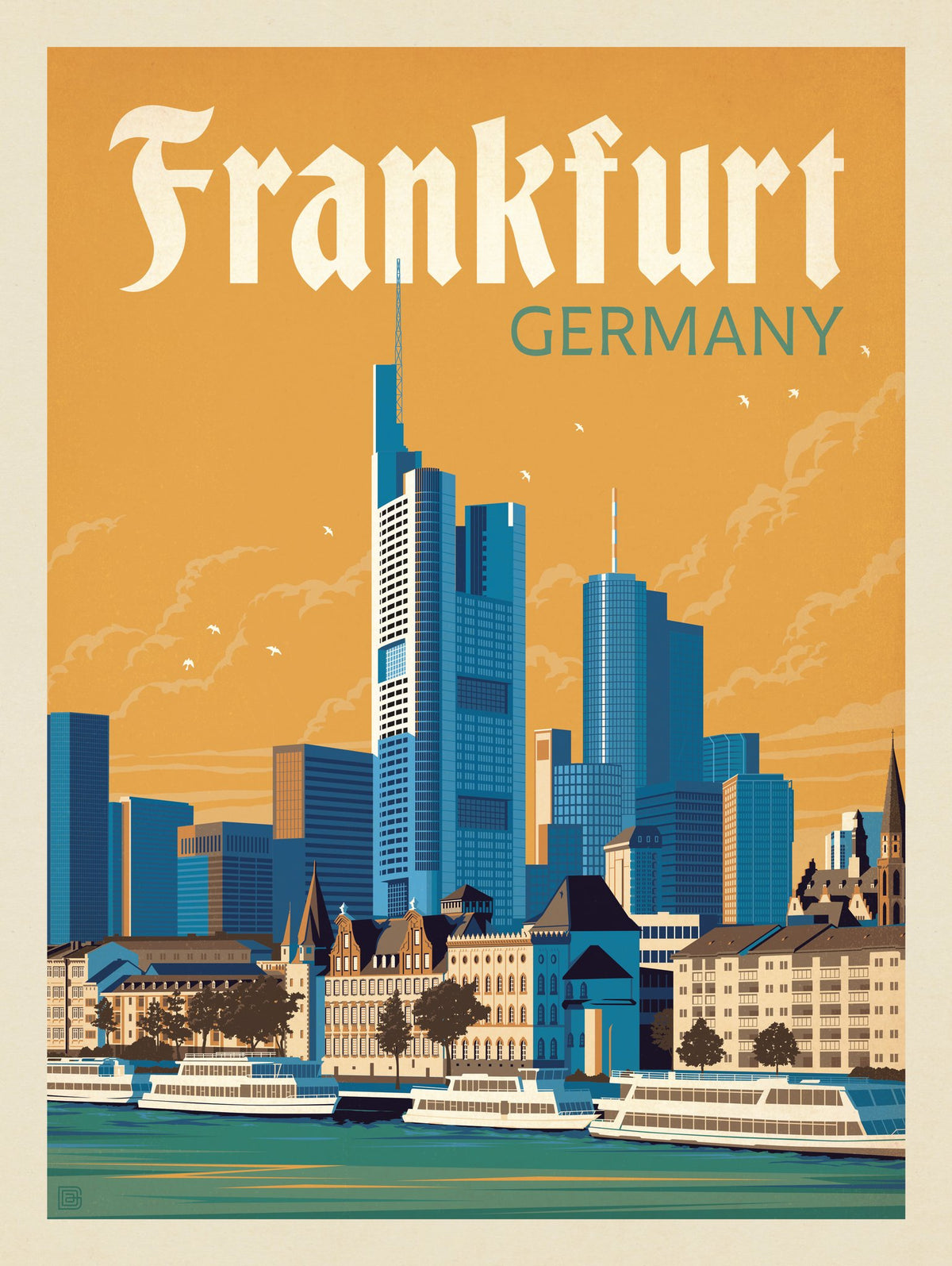 Germany: Frankfurt - Puzzle - Artwork