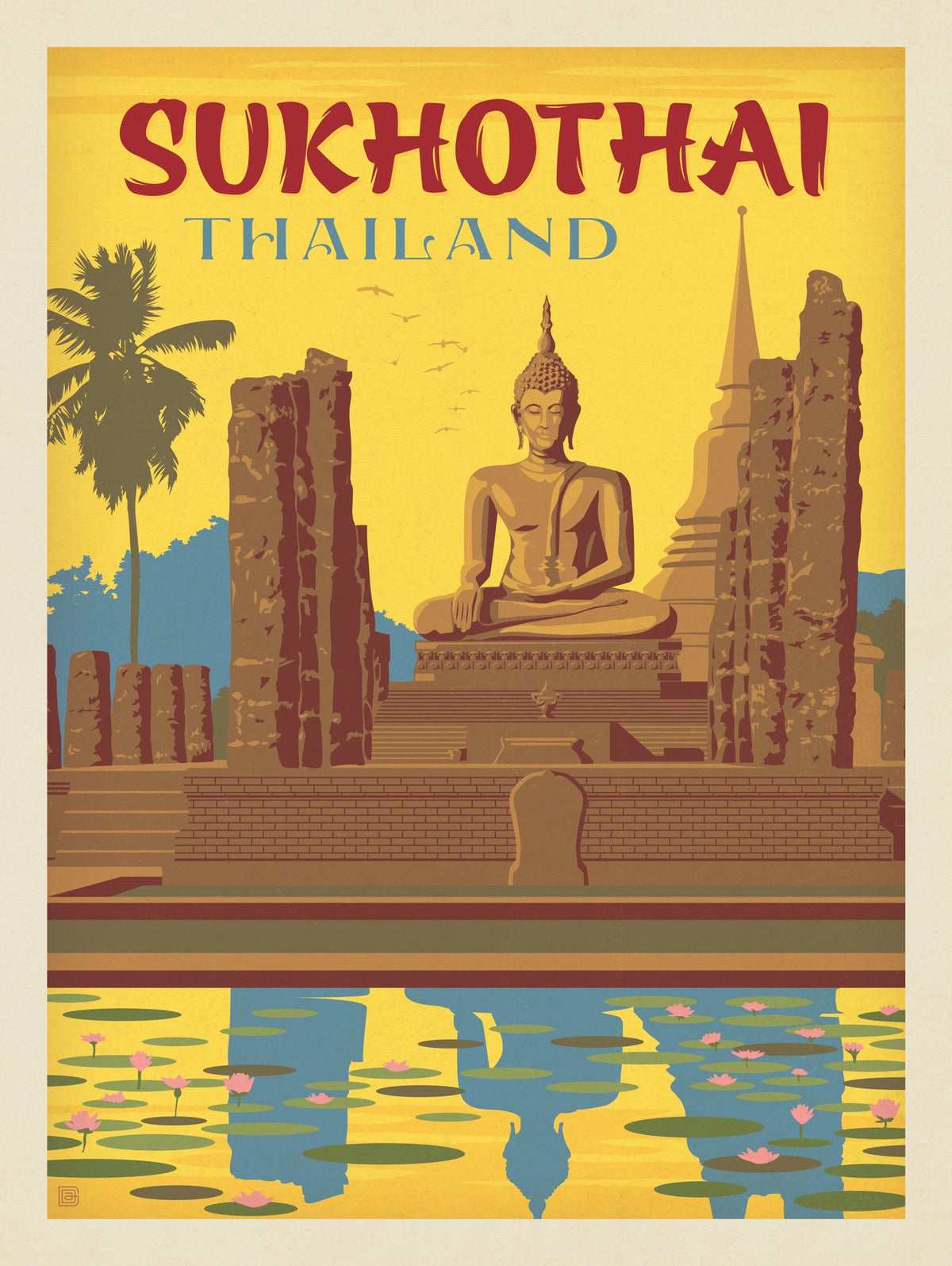 Thailand: Sukhothai - Puzzle - Artwork