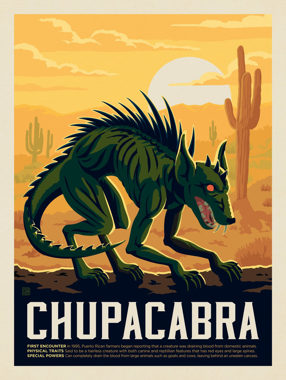 Mythical Creatures: Chupacabra - Puzzle - Artwork